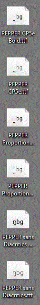 Font Files